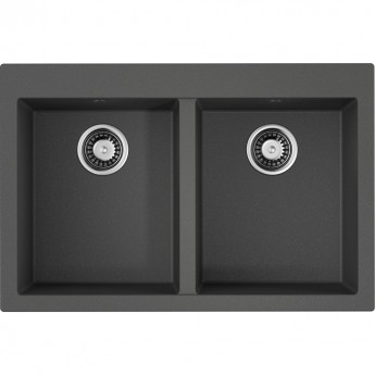 Мойка OMOIKIRI BOSEN 80-2-PL Tetogranit/платина