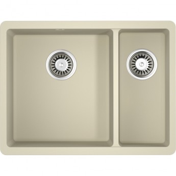 Мойка OMOIKIRI KATA 55-2-U-BE Artgranit/ваниль Мойка OMOIKIRI KATA 55-2-U-BE Artgranit/ваниль