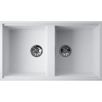 Мойка OMOIKIRI KITAGAWA 83-2-U-WH Artceramic/белый