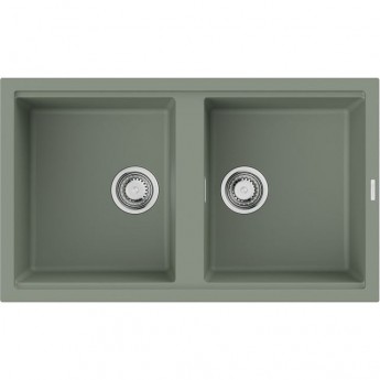 Мойка OMOIKIRI KITAGAWA 86-2-WG Artceramic/wind green