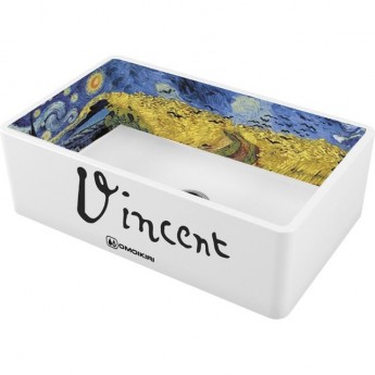 Мойка OMOIKIRI MIKURA 76-Vangogh Natceramic/white Мойка OMOIKIRI MIKURA 76-Vangogh Natceramic/white