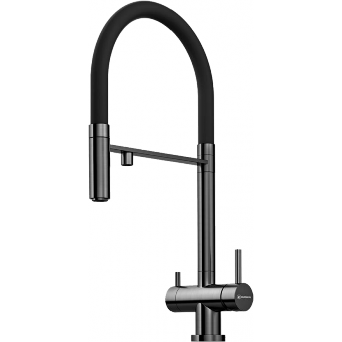 Смеситель OMOIKIRI KANTO-GM-BL латунь/вороненая сталь/черный 4994605